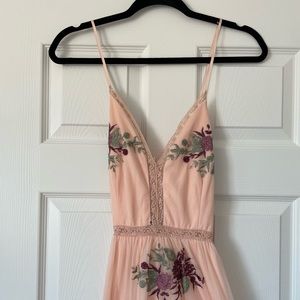 Floral Dress w/romper shorts